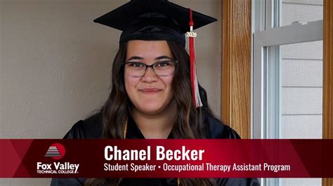 chanel becker|Chanel Becker, Student Speaker .